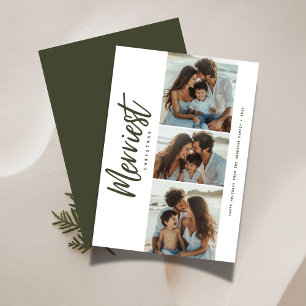 Cartes Pour Fêtes Annuelles Photo de famille balnéaire Noël Maritime le plus j