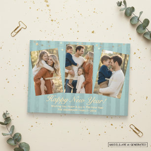 Cartes Pour Fêtes Annuelles Photo de famille Bonne Année