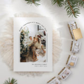 Cartes Pour Fêtes Annuelles Photo de famille élégant et moderne