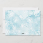 Cartes Pour Fêtes Annuelles Photo de famille Gnome Turquoise bleu Noël (Dos)