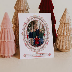 Cartes Pour Fêtes Annuelles Photo de famille Grandmillénaire vintage pour Noël