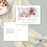 Cartes Pour Fêtes Annuelles Photo de famille minimaliste moderne Joyeux Noël<br><div class="desc">Photo de famille minimalst moderne Joyeux Noël. Joyeux Noël est dans un script stylé. Remplacez facilement l'exemple d'image par le vôtre et personnalisez avec vos noms et salutation au dos.</div>