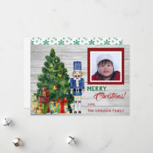 Photo de famille ou d'enfant au sapin de Noël Cass