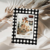 Photo de famille retro moderne noir