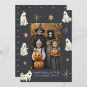 Cartes Pour Fêtes Annuelles Photo de famille Spooktacular Halloween fantôme
