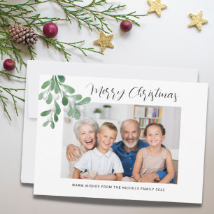 Cartes Pour Fêtes Annuelles Photo de gui pour un joyeux Noël