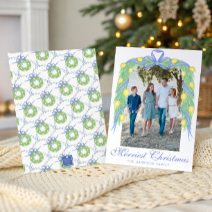 Cartes Pour Fêtes Annuelles Photo de guirlande de citrons d'Amalfi à l'aquarel