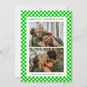 Cartes Pour Fêtes Annuelles Photo de jour de la Saint-Patrick trèfle chanceux