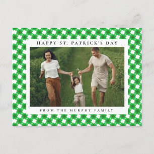 Cartes Pour Fêtes Annuelles Photo de jour de la Saint-Patrick trèfle chanceux