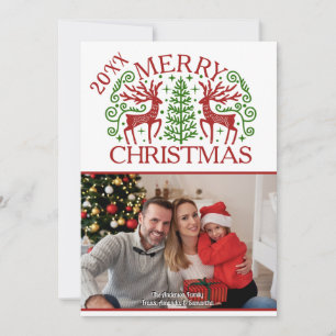 Cartes Pour Fêtes Annuelles Photo de Joyeux Noël