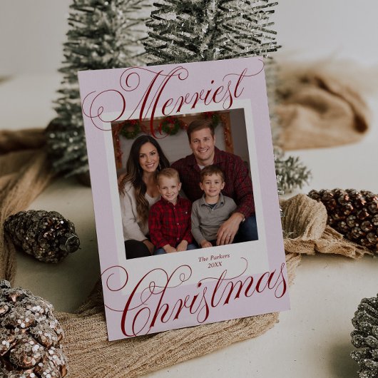 Cartes Pour Fêtes Annuelles Photo de la calligraphie de Noël la plus belle