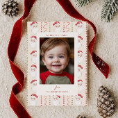 Cartes Pour Fêtes Annuelles Photo de la couronne de Noël Red Bow