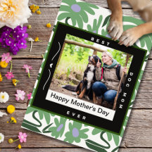 Photo de la fête des mères pour maman de chien aux