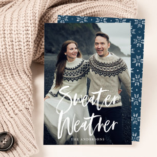 Cartes Pour Fêtes Annuelles Photo de la marine météo du pull