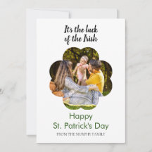 Photo de la Saint-Patrick trèfle chanceux minimali