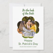 Photo de la Saint-Patrick trèfle chanceux minimali