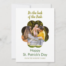 Photo de la Saint-Patrick trèfle chanceux minimali