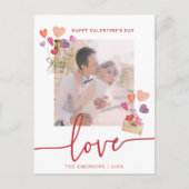 Cartes Pour Fêtes Annuelles Photo de la Saint Valentin (Devant)