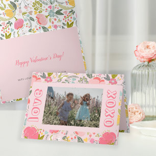 Cartes Pour Fêtes Annuelles Photo de la Saint-Valentin, meilleures amies roses