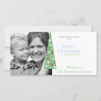 Cartes Pour Fêtes Annuelles photo de l'arbre de noël fantastique salutation