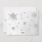 Cartes Pour Fêtes Annuelles Photo de l'arbre de Noël vert (Dos)