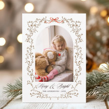 Photo de l'arc botanique vintage Merry & Bright