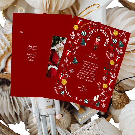 Cartes Pour Fêtes Annuelles Photo de magie de Casse-Noisette