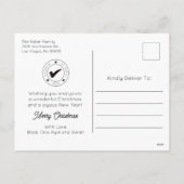 Cartes Pour Fêtes Annuelles Photo de Naughty (Dos)