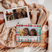 Cartes Pour Fêtes Annuelles Photo de Noël aquarelle moderne