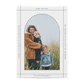 Cartes Pour Fêtes Annuelles Photo de Noël Arché Minimale