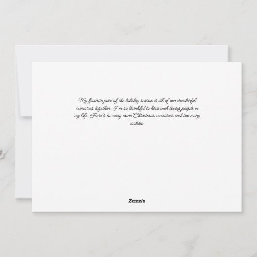 Cartes Pour Fêtes Annuelles Photo De Noël Coquine Mais Sympa (Dos)