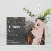 Cartes Pour Fêtes Annuelles Photo de Noël Couples Définition Tableau Noir (Debout devant)