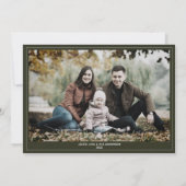 Cartes Pour Fêtes Annuelles Photo de Noël de Snowflakes (Dos)