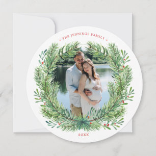 Cartes Pour Fêtes Annuelles Photo de Noël d'hiver