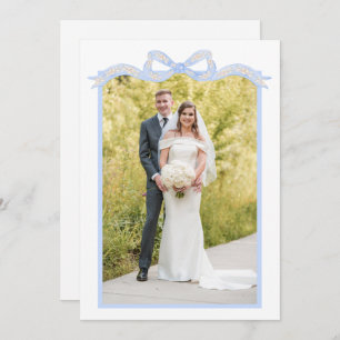 Cartes Pour Fêtes Annuelles Photo de Noël du concepteur d'aquarelle bleu