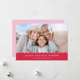 Cartes Pour Fêtes Annuelles PHOTO DE NOËL EN FAMILLE mignon amusant coquille S