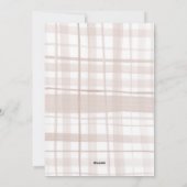 Cartes Pour Fêtes Annuelles Photo de Noël en flanelle Cozy (Dos)