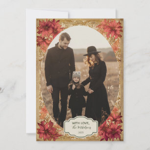Cartes Pour Fêtes Annuelles Photo de Noël Festif Victorien