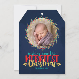 Cartes Pour Fêtes Annuelles Photo de Noël la plus belle
