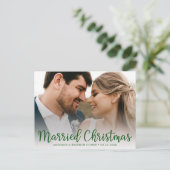 Cartes Pour Fêtes Annuelles Photo de Noël Marié (Debout devant)