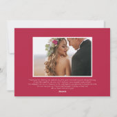 Cartes Pour Fêtes Annuelles Photo de Noël mariée (Dos)