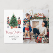 Cartes Pour Fêtes Annuelles Photo de Noël moderne (Devant)