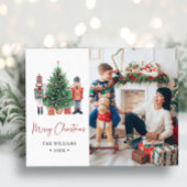 Cartes Pour Fêtes Annuelles Photo de Noël moderne