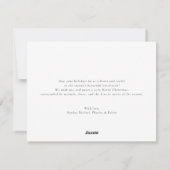 Cartes Pour Fêtes Annuelles Photo de Noël moderne Portrait de famille (Dos)