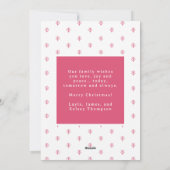 Cartes Pour Fêtes Annuelles Photo de Noël moderne Starry Cheval (Dos)