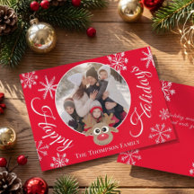 Photo de Noël Renne Mignon Rouge Écriture Blanche