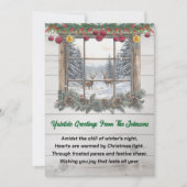 Cartes Pour Fêtes Annuelles Photo de Noël rustique Salutation Yuletide (Devant)