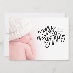 Cartes Pour Fêtes Annuelles Photo de Noël tout Joyeux Merry