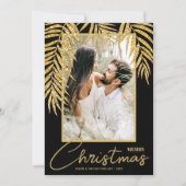 Cartes Pour Fêtes Annuelles Photo de Noël tropicale (Devant)