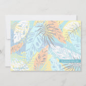 Cartes Pour Fêtes Annuelles Photo de Noël tropicale (Dos)